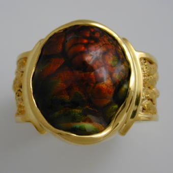 19.5c Slaughter Mountain Fire Agate